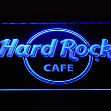 A251 жесткий рок кафе светодиодный неоновый светильник вывески с переключателем вкл/выкл 7 цветов на выбор