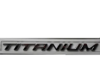 

" TITANIUM " Chrome ABS Car Trunk Rear Number Letters Badge Emblem Decal Sticker for Ford MONDEO KUGA EDGE