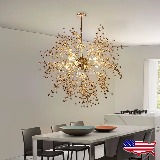 VS! moderne Paardebloem LED Kroonluchter Vuurwerk Hanglamp Lichten ... VS! moderne Paardebloem LED Kroonluchter Vuurwerk Hanglamp Lichten ...