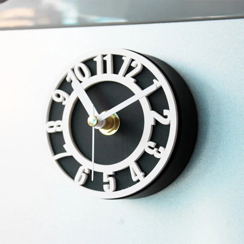 

Cute Numbers Refrigerator Wall Clock Creative Fridge Magnet Clock Fresh Magnetic Stickers Clocks Refrigerator Decor Wall Clocks