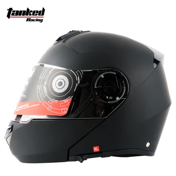 

New Motorcycle Helmet Full Face Dual Visor Street Bike with Transparent Shield with ABS Material with Hot Pressure Sponge Liner