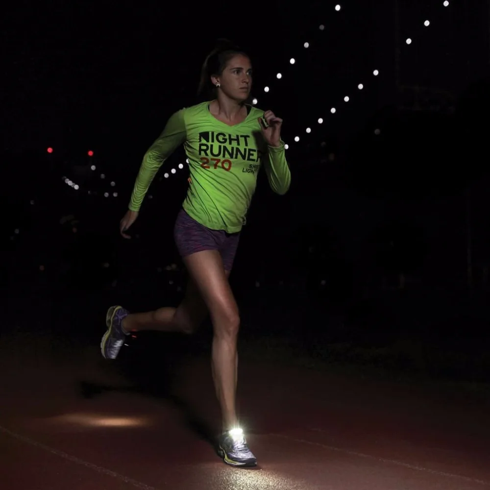 Night Runner 270 Night Running Gear Lights for Running Shoes, 270 Degree Shoe Lights, Water Resistant, Two Ultra LED Lights Night Runner 270 Night Running Gear Lights for Running Shoes, 270 Degree Shoe Lights, Water Resistant, Two Ultra LED Lights