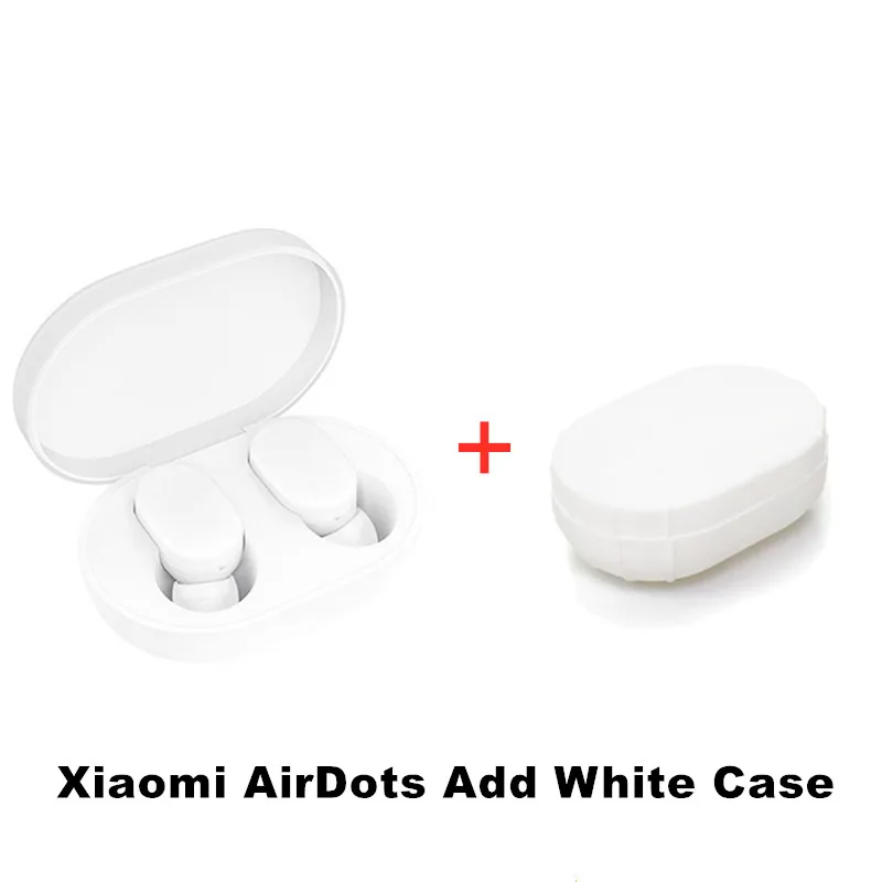 Оригинальные наушники Xiao mi AirDots Bluetooth 5,0 Youth Edition mi True беспроводные наушники-вкладыши Bluetooth 5,0 TWS Air Dots гарнитура - Цвет: Add White Case