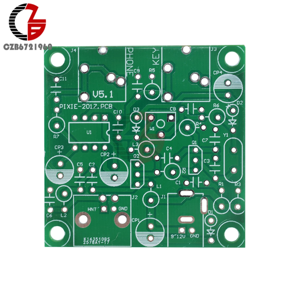 DIY Наборы 12V S-PIXIE CW QRP коротковолновое радио приемопередатчик 7,023 МГц DC 9-13,8 V