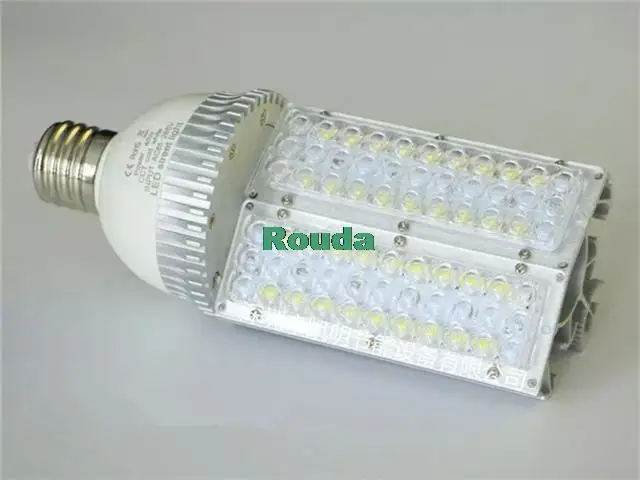 

solar led street light 30W E40 DC12-24V/100-240V Can be connected to solar energy >110LM/W bridgelux chips ROUDA