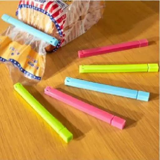 

6Pcs/lot Portable New Kitchen Storage Food Snack Seal Sealing Bag Clips Sealer Clamp Fresh Keeping Sealer Clamp Plastic Tool