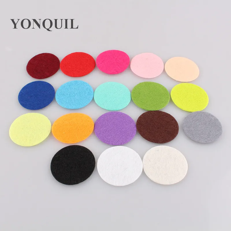 Free shipping many color 4.0cm Round Felt accessory patch circle felt