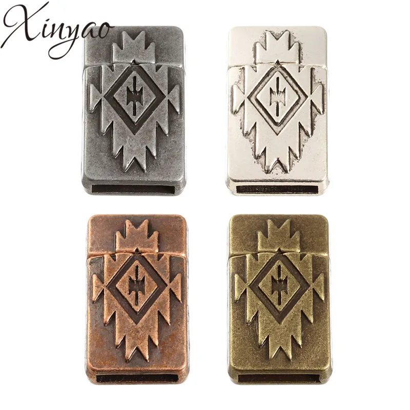 

XINYAO 5pcs Flat Magnetic Clasps Fit 10*2mm Leather Bracelet Necklace Bronze End Clasps Connectors For Jewelry Making F5398