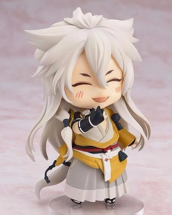 Touken Ranbu онлайн Mikazuki Munechika kogitsunemaru Q версия 10 см 525 Nendoroid ПВХ Фигурки Коллекционная модель игрушки