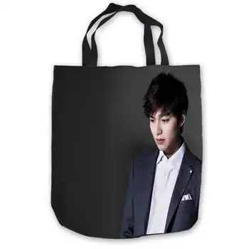 

Custom Canvas Lee-Min-Ho-Actor- (1)Tote Hand Bags Shopping Bag Casual Beach HandBags Foldable 180911-03-42