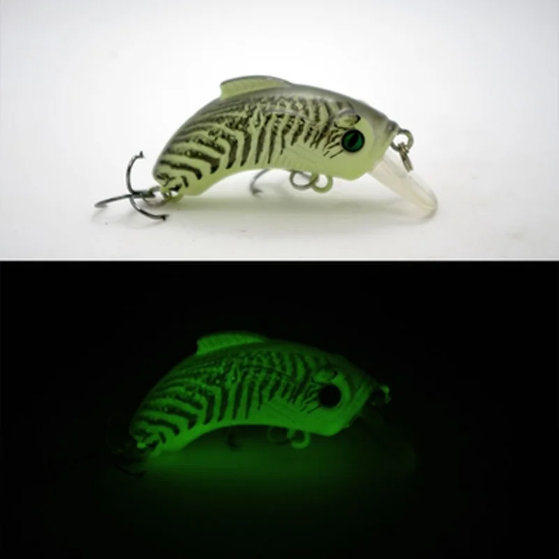 Night Fishing Lures Slowly Sinking Minnow 50mm 9g Artificial Bionic