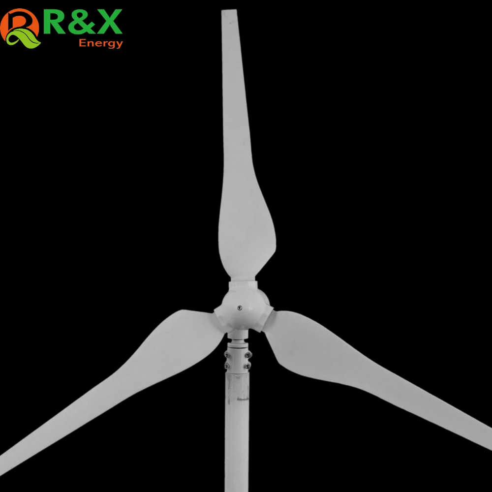 

3 blades small wind generator 100w and wind/solar hybrid controller used for home and street lamp