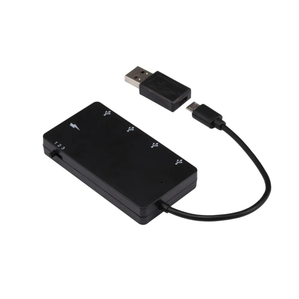 4 портовый Micro USB OTG концентратор питания зарядный адаптер кабель для Windows планшета