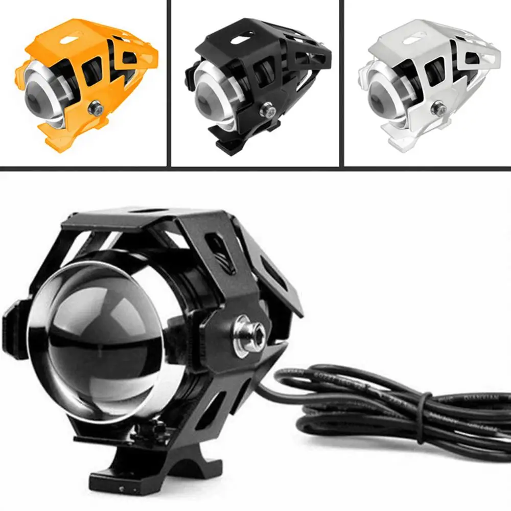 

2Pcs/Set U5/U7 LED Super Bright Motorcycle Headlight Spot Lamp Stroke Light
