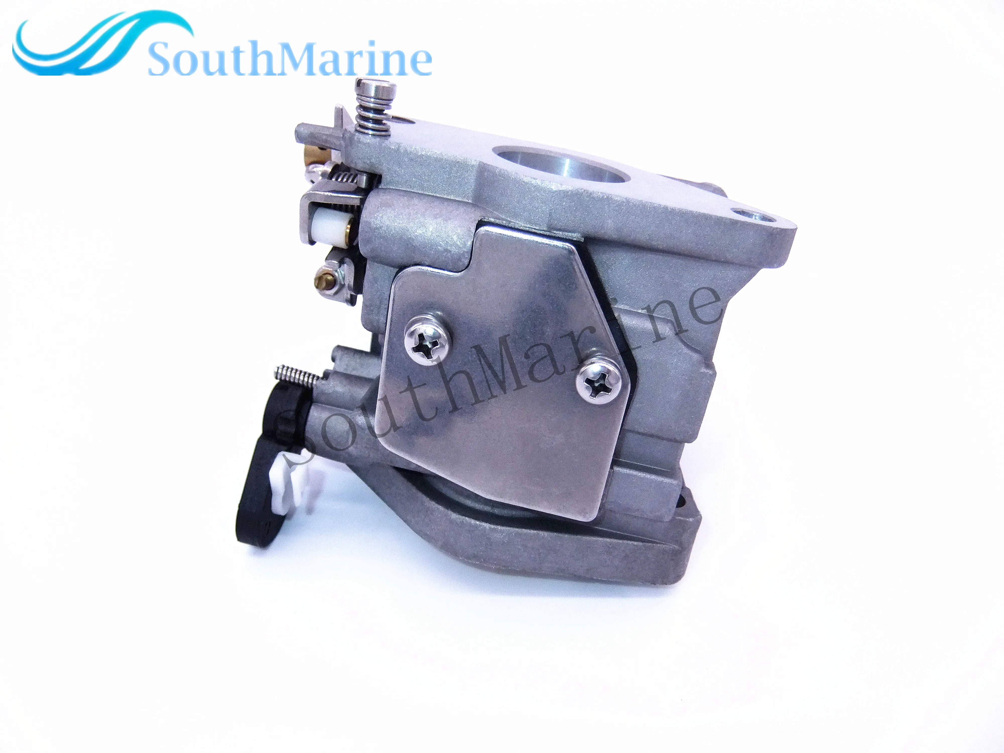 6D4-14301-00 Outboard Engine Carburetor Assy for Yamaha 9.9HP 15HP 4-stroke Boat Motor, Manual Start