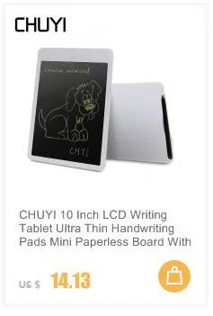 CHUYI 12 Inch LCD Writing Tablet Drawing Ultra Thin Electronic Board Paperless Handwriting Pads Graphic Tablets Boards Kids Gift