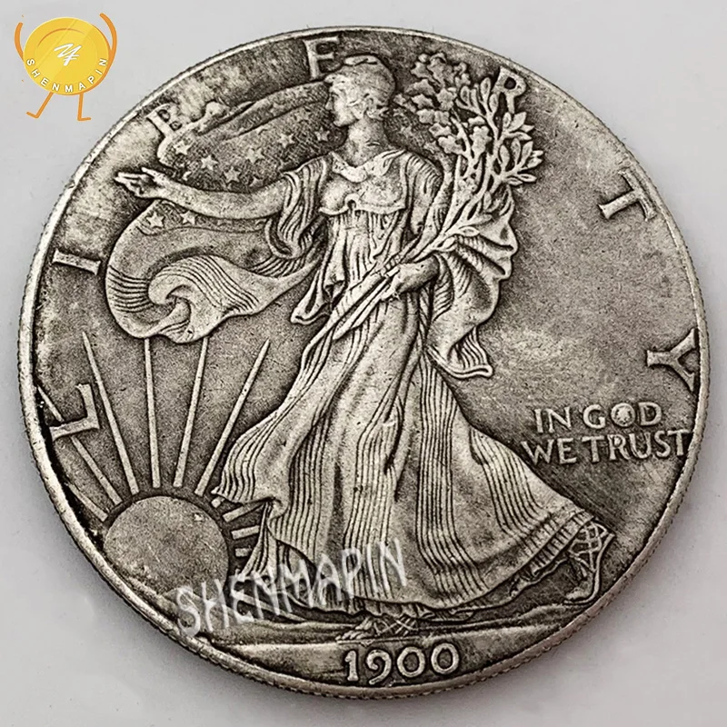 1900 Statue Of Liberty Commemorative Coin 1 Oz Fine Silver One Dollar 