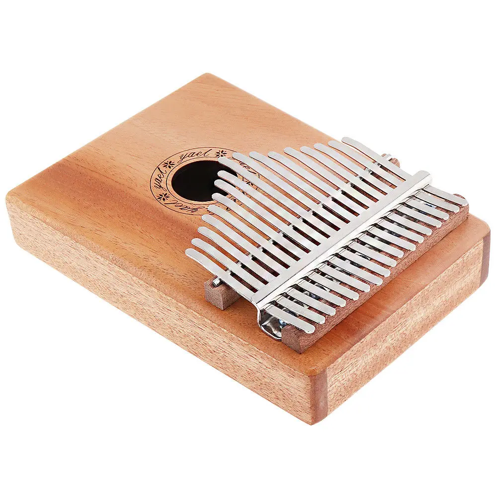 

1 Set 17 Keys Kalimba Thumb Piano Mahogany Body Musical Instrument 17 Keys Kalimba