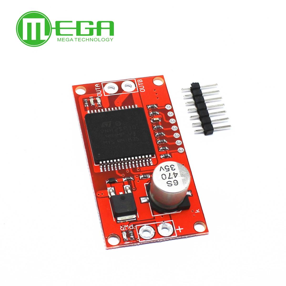 30A Mini VNH2SP30 Драйвер шагового двигателя мотоциклетный защитный модуль для