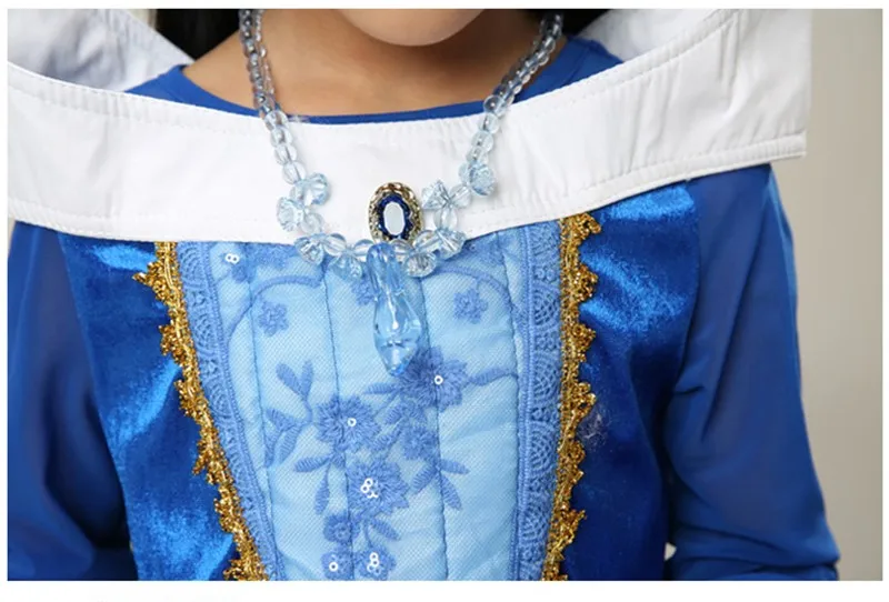 Children's Dress Girls Performance Dresses Sleeping Beauty Aurora Princess Full Sleeve Cosplay Costume For Baby Girl Party Cloth (13)
