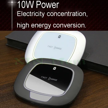 

2018 Smart Fast Qi Wireless Charger Desktop Charging Pad for iPhone X 8 8Plus for Samsung S9 S8 S9+ S7 Edge PLUS Note 8