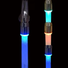 Кухонный носик для крана, датчик температуры, светодиодный кран, интеллектуальный водопроводный кран, насадка, красный, зеленый, синий светильник, светодиодный водопроводный кран