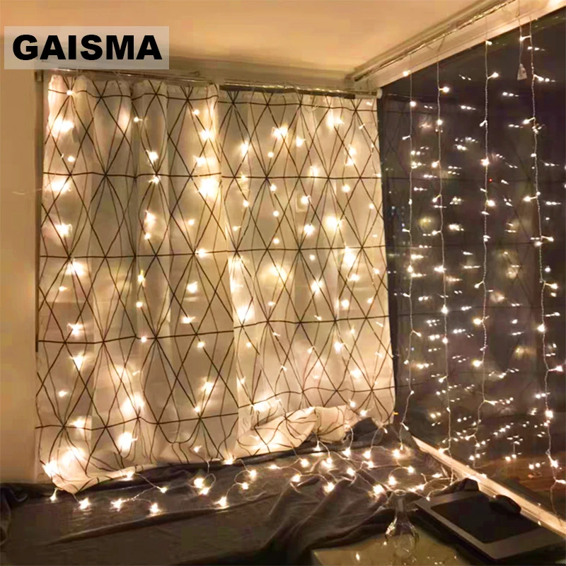 

4x3/6x3/10x3M Fairy Icicle LED Curtain Garland Christmas Lights Decoration For Party New Year Wedding Lights Holiday Decor