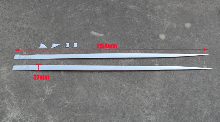 For Benz Smart Fortwo 2014 2015 2016 2017 Stainless Steel Side Door Body Molding Trim