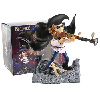 

Anime One Piece Van Auger Blackbeard Pirates PVC Figure Collectible Model Toy