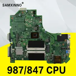 K56CM REV 2,0 GM 987/847 процессор motherboard для ASUS K56CB K56CM A56C S550CM S56C Материнская плата ноутбука S550C K56CM материнская плата
