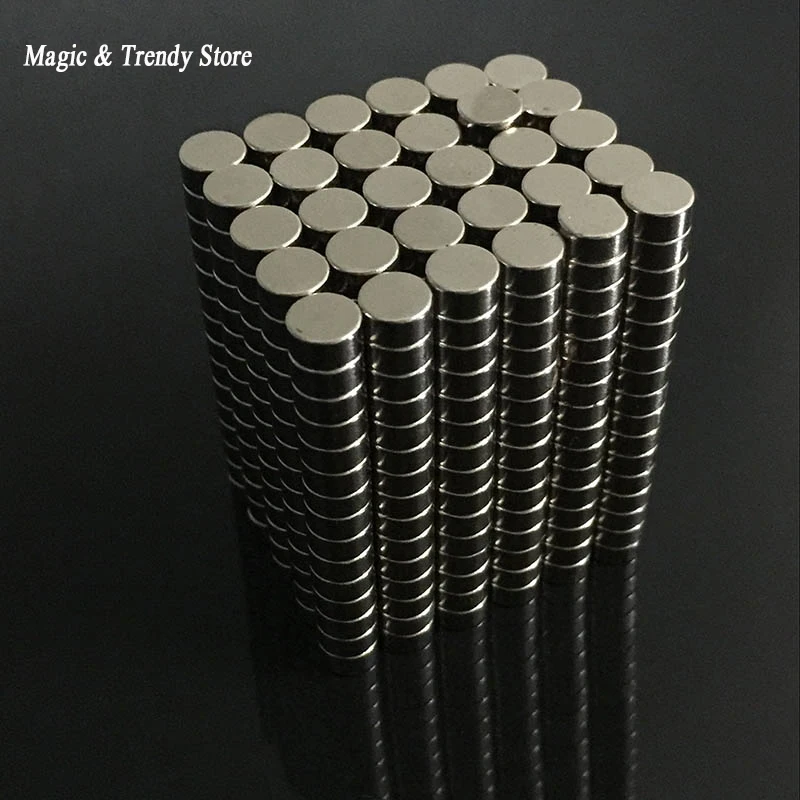 

50pcs 6mm x 3mm N52 Round Magnets Rare Earth Neodymium Magnets Strong Permanent Disc Cylinder Magnet