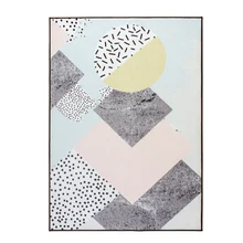 Современные модные красочные геометрические коврики с узором моющийся нескользящий короткий ковер для гостиной спальни большой ковер