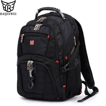 BAIJIAWEI для мужчин ноутбук рюкзак Mochila Masculina 15 дюймов рюкзаки чемодан и Мужчин’s дорожные сумки водонепроницаемые ёмкость сумка водонепроница