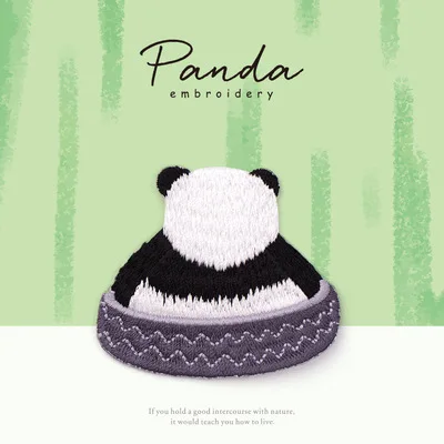 7 3 шт вышитые Panda рубашка из лоскутков, DIY, младенца детские украшения из ткани аксессуар для ремонта милые гладить на тканевая наклейка A0036C - Цвет: 7