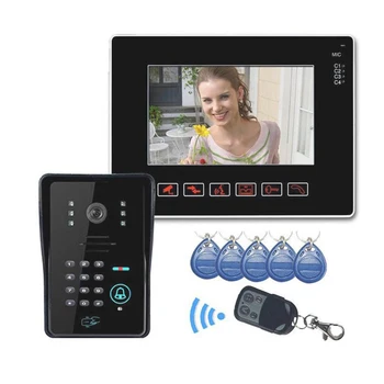 

Bestseller Video Doorbell Door Phone Intercom System Access Control System With 9 inches Color LCD Indoor IR Led Camera Outdoor