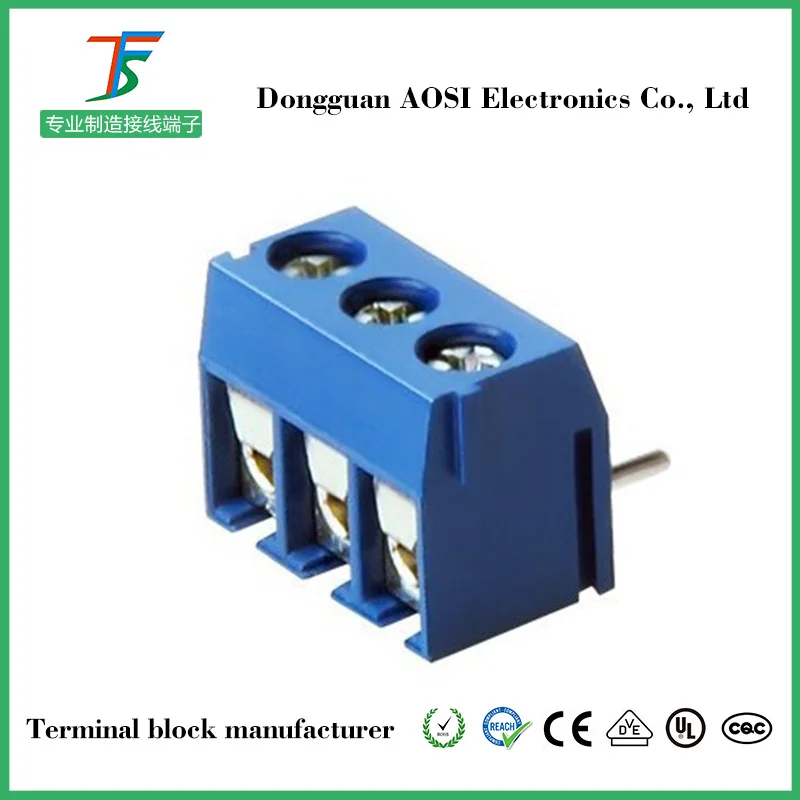 90 градусов 50 шт./лот KF301-5.0-2P 3P DG301 5 0 мм Прямые булавки PCB Винтовые клеммы разъема