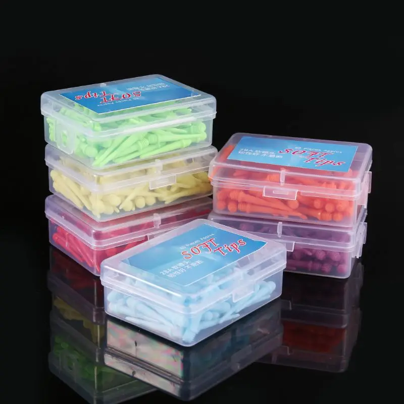 

OOTDTY 80pcs 25mm Professional Dart Soft Tip 2BA Nylon Electronic Dart Tip Point Needle