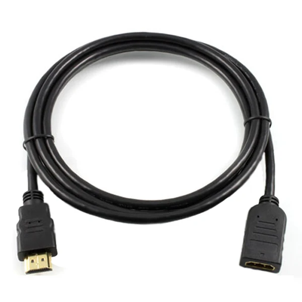 HDMI Удлинительный кабель 30 см/50 см/1 м/2 м/3 м HDMI 4 к 3D 1,4 в HDMI расширенный кабель для HD tv lcd ноутбука PS3 проектора