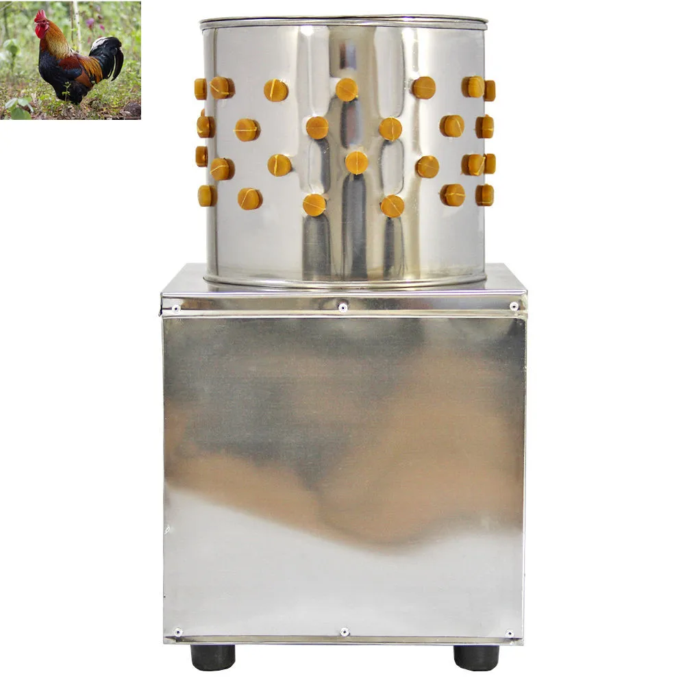 

Durable Stainless Steel Poultry Plucking Machine Goose Chicken Plucker Machine Duck Hair Removal Defeathering Plucker