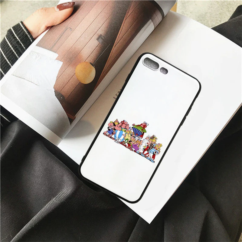 IMIDO Asterix и Obelix чехлы для iPhone Apple 7plus 8plus 6plus X XS max XR 5 5S 6 7 8 чехол телефона|Бамперы| |