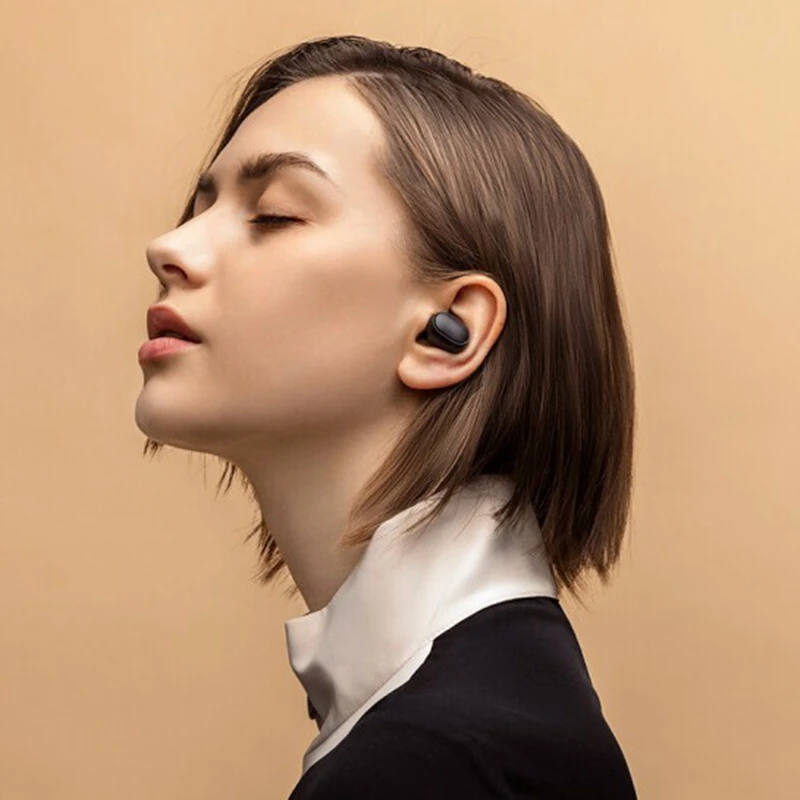Xiaomi AirDots Redmi True беспроводной стерео наушники СПЦ Bluetooth 5,0 спортивные наушники с микрофоном Handsfree гарнитура