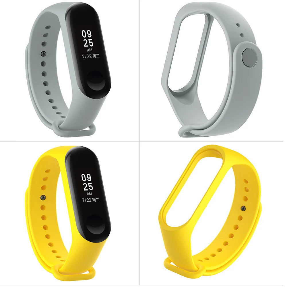 Sport Mi Band 3 4 Strap Wrist Strap for Xiaomi Mi Band 3 Sport Silicone Bracelet for Xiaomi Mi Band 3 Band3 Smart Watch Bracelet