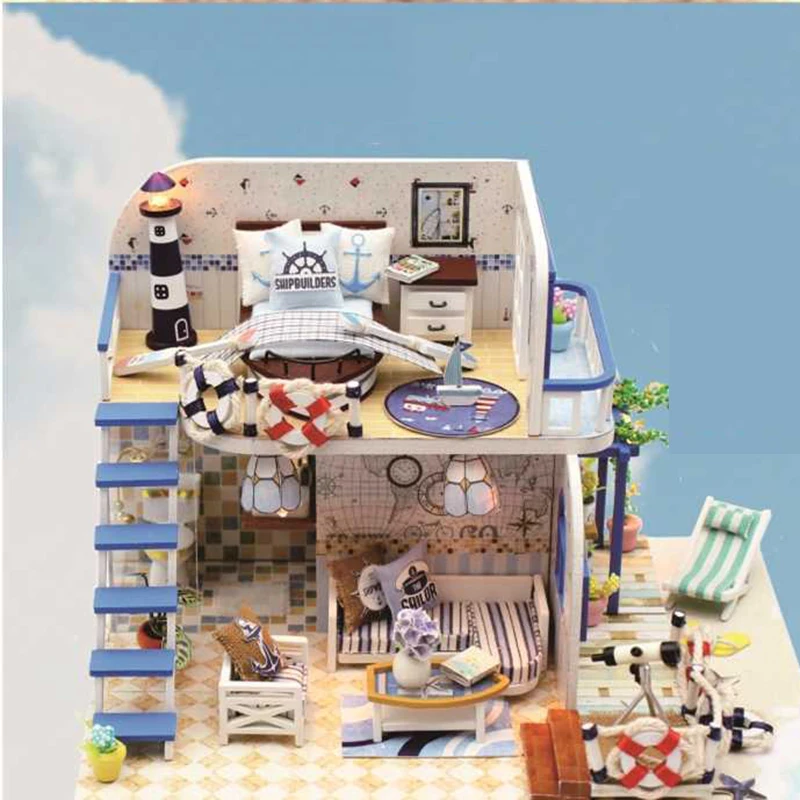 الاطفال الفتيات DIY تجميع بيت الدمية فيلا منازل دمية المنمنمات دمية مجموعة اثاث عدة لعب للأطفال هدية الكريسماس الاطفال الفتيات DIY تجميع بيت الدمية فيلا منازل دمية المنمنمات دمية مجموعة اثاث عدة لعب للأطفال هدية الكريسماس