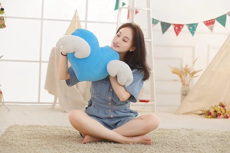 Asas do Amor Almofadas de Pelúcia Brinquedos de Pelúcia Cobertor de Luxo Sensação de Enchimento Centímetros Kawaii Anjo Travesseiro Embutido ar Condicionado Suave 1 pc 60 9 de pelúcia Embutido ar condicionado cobertor de
