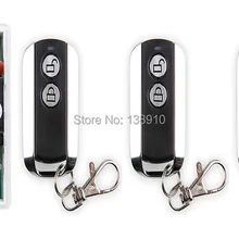 Самая простая проводка новая AC 220 V 1CH Беспроводная система дистанционного управления 1 шт. приемник и 3 шт. 2 клавиши металлический водонепроницаемый пульт дистанционного управления