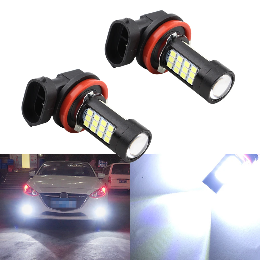 2Pcs Super bright Car H4 H7 H8 H11 LED 9006 HB4 9005 HB3 Fog Lights