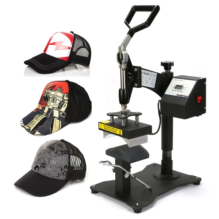 

8 X 14CM CAP HAT HEAT PRESS TRANSFER T-SHIRT PRINTING DIGITAL CP815B MACHINE