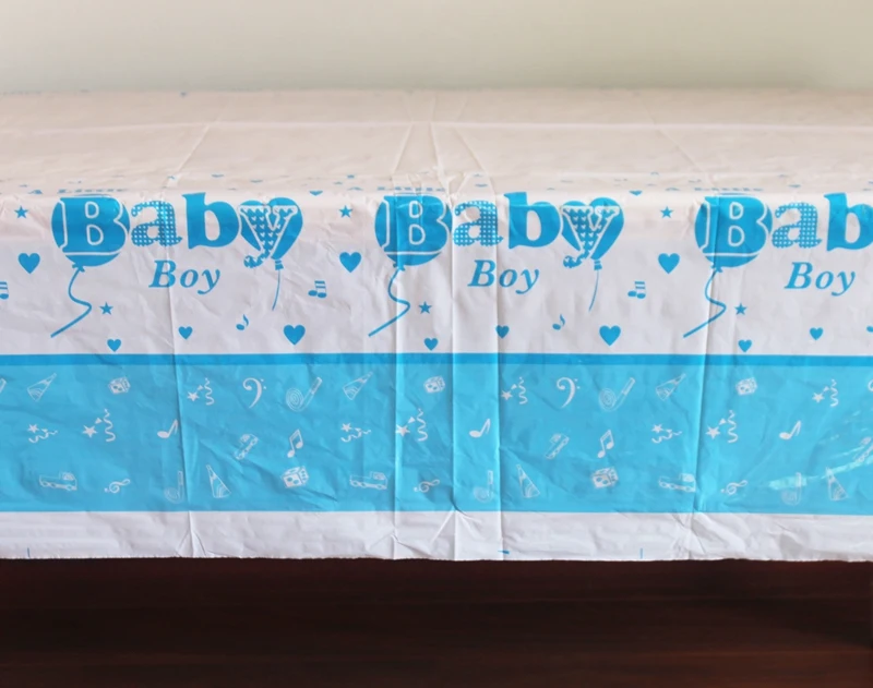 Пластик скатерти маленький ребенок Показать для мальчиков и девочек скатерть на стол салфетка детей день рождения украшения