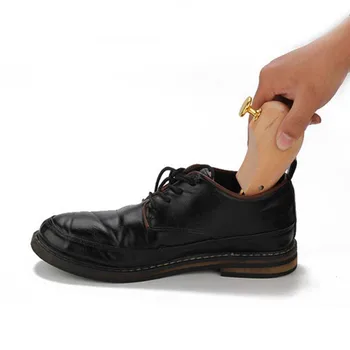

1Pair Wooden Adjustable Stretcher / Boot Support Men And Women Shall Prevent The Crease Wrinkle Deformat Home Storage Shoes Tree