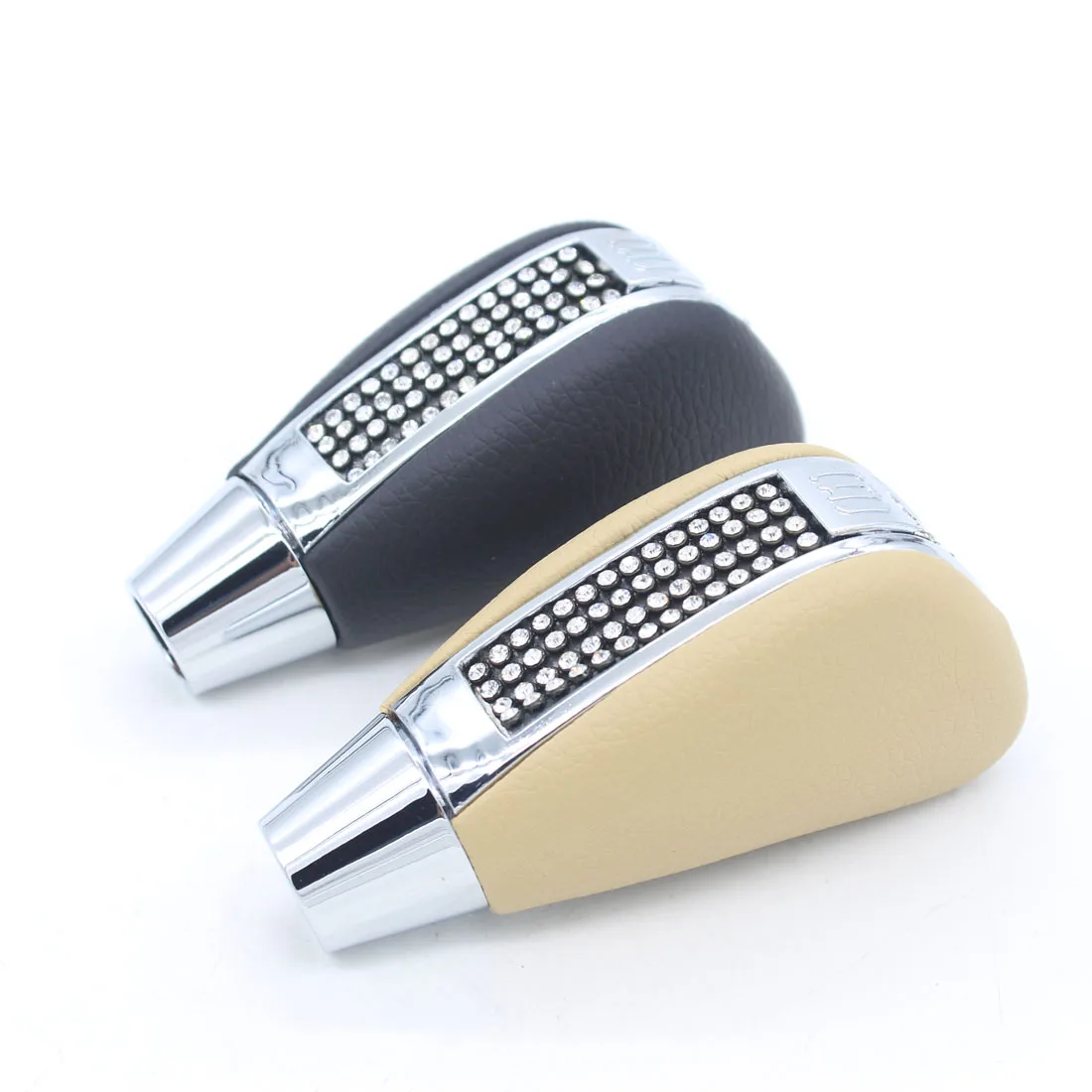 

Dongzhen Brand New DAD Diamond Car Gear Shift Knob Leather Aluminum Material Wiht 6 Screws 8mm/9mm/10mm Gasket gear knob